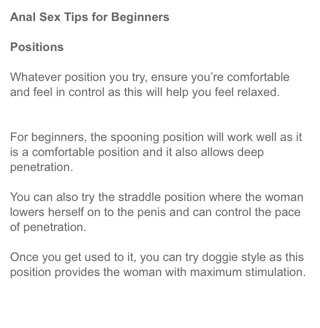 Beginners Sex Tips 61