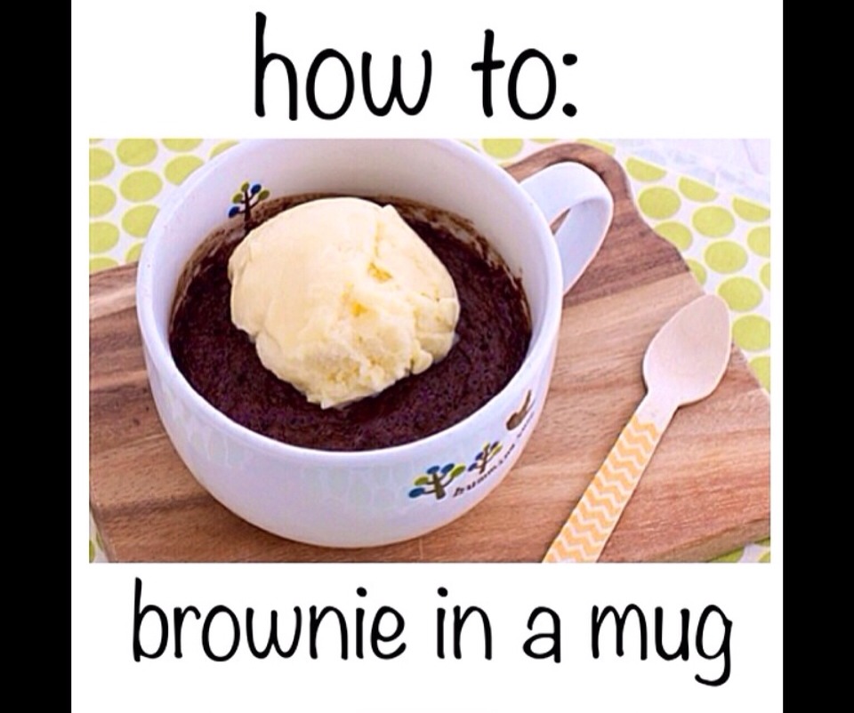 DIY BROWNIE IN A MUG Musely