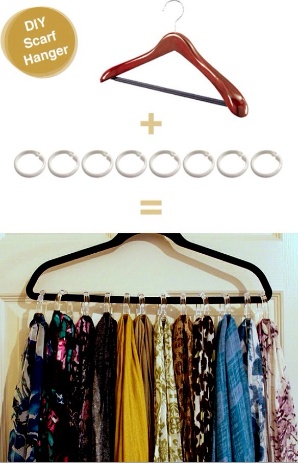 DIY Scarf Hanger Musely