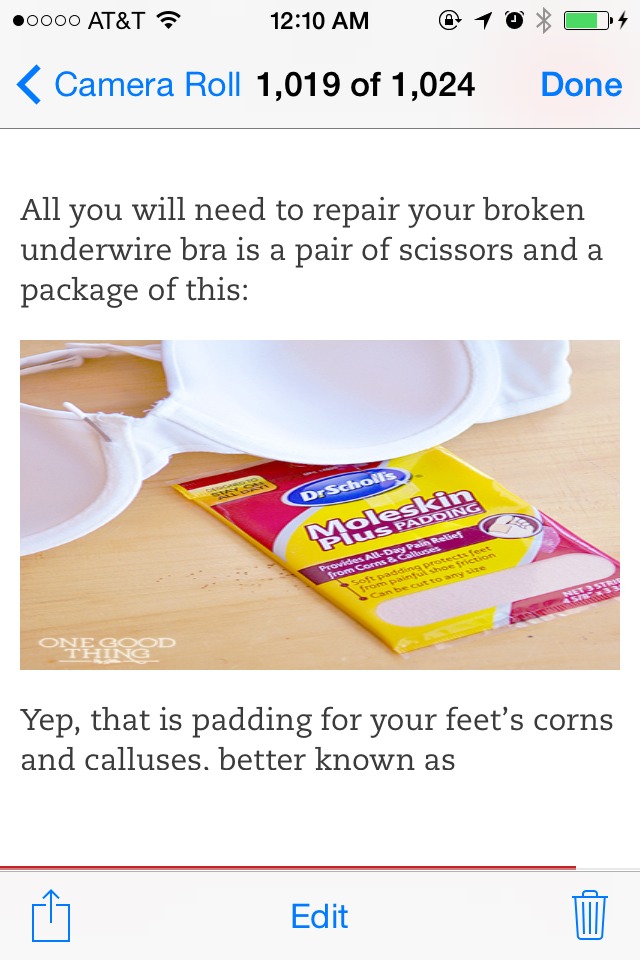 Underwire Bra Repair In 10 Seconds Or Less👍👙 Musely