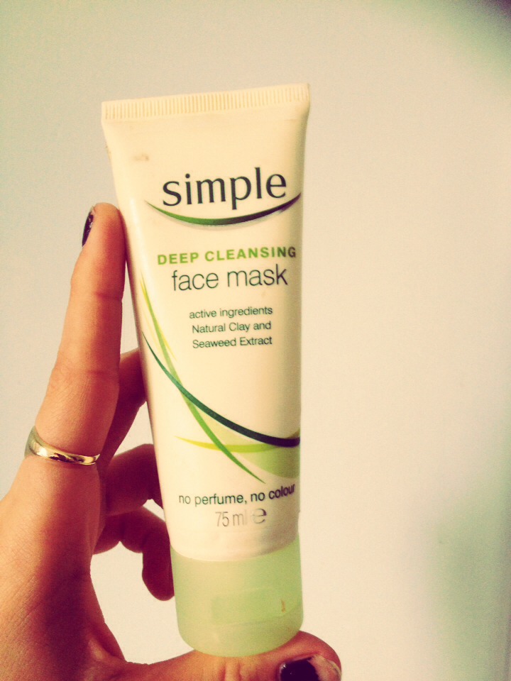 deep facial Simple mask cleansing