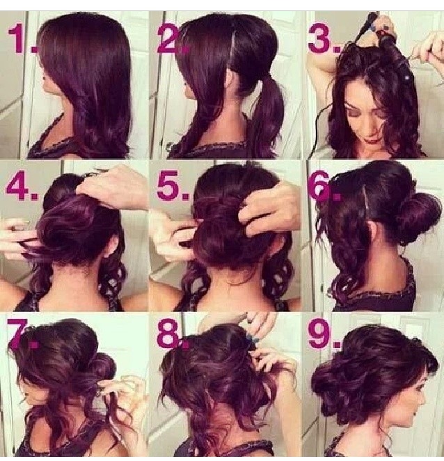 Step By Step Updo Musely
