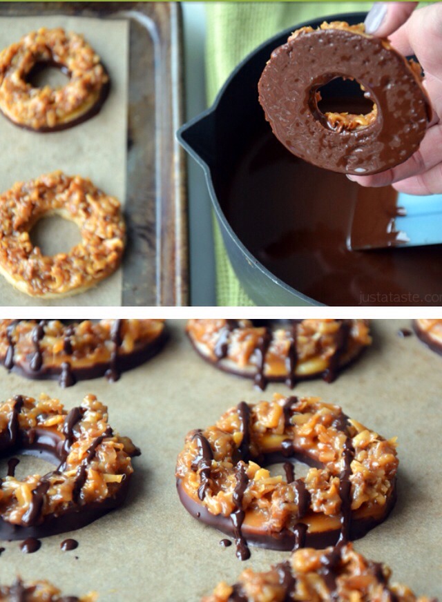 homemade samoa girl scout cookies taste a likes please homemade samoa girl scout cookies taste a likes please
