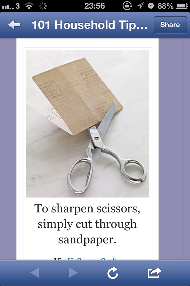 How To Sharpen Scissors At Home Musely