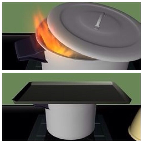 How to Put out a Grease Fire🔥 Musely