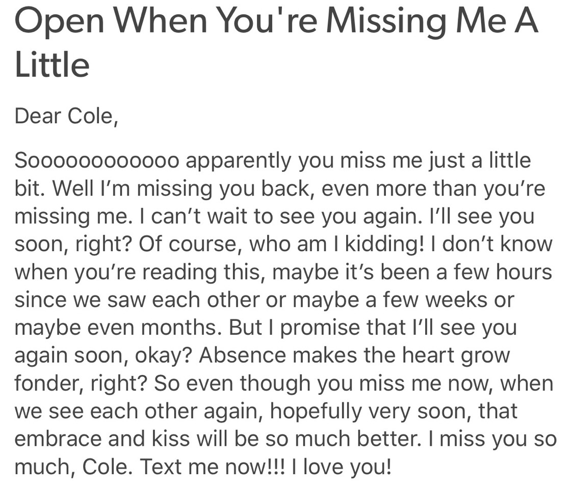 Open When You Re Mad At Me Letter Open When You Re Mad At Me Letter