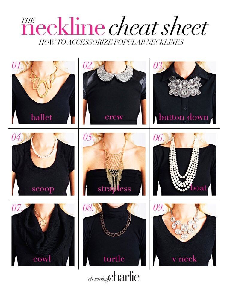  Choosing The Right NECKLACE For Your Neckline Musely