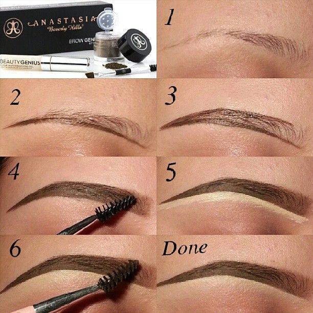 Как корректировать брови если