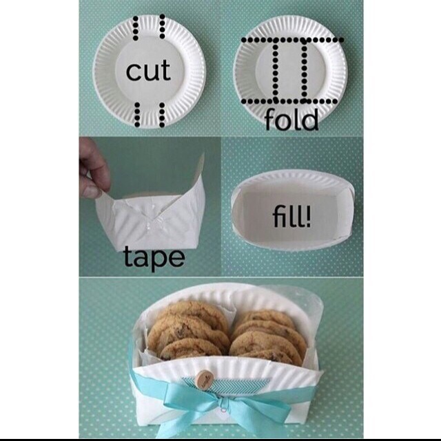 Food Holder Idea. Made Out Of Paper Plates! Musely