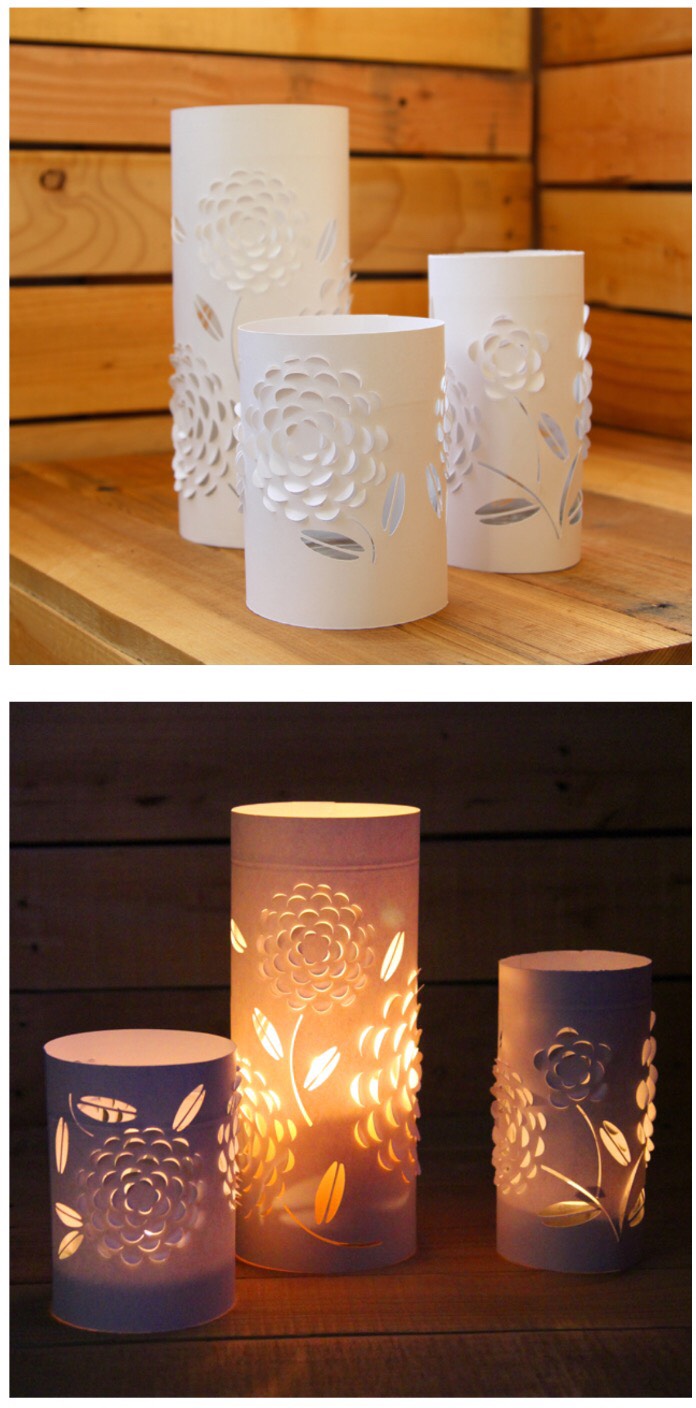 ð beautiful diy 3d paper lanterns!! super easy! colored and non ...