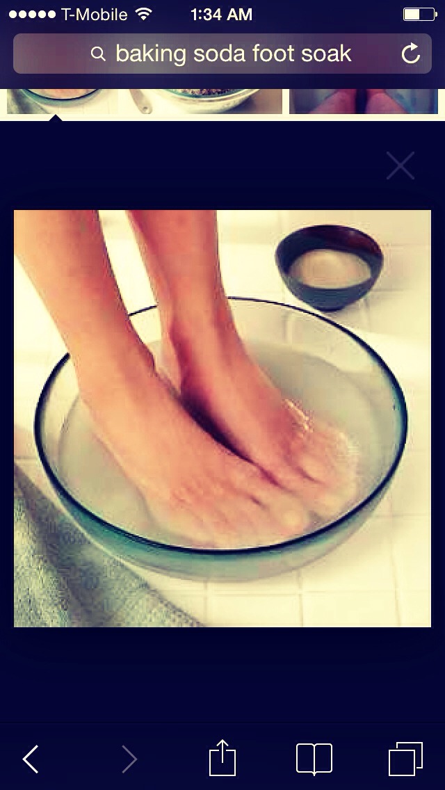 baking soda foot soak Musely