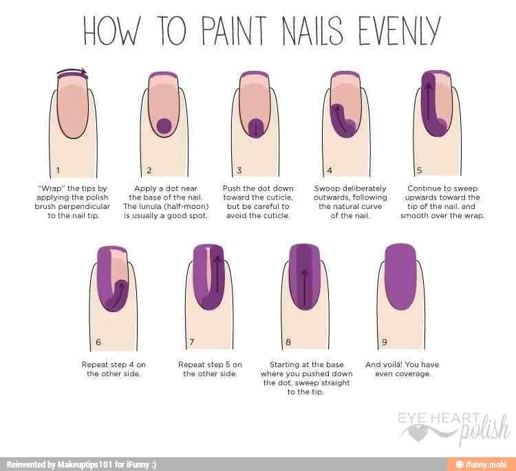 How To Paint Nails Evenly Musely