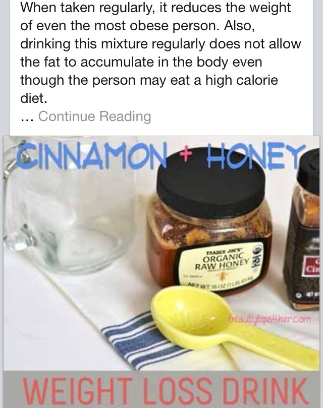 Cinnamon Plus Honey Weight Loss Drink Musely
