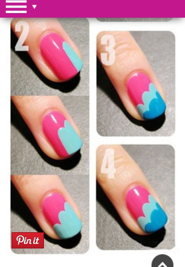 Cute Cloudy Nail Art 💅 Musely