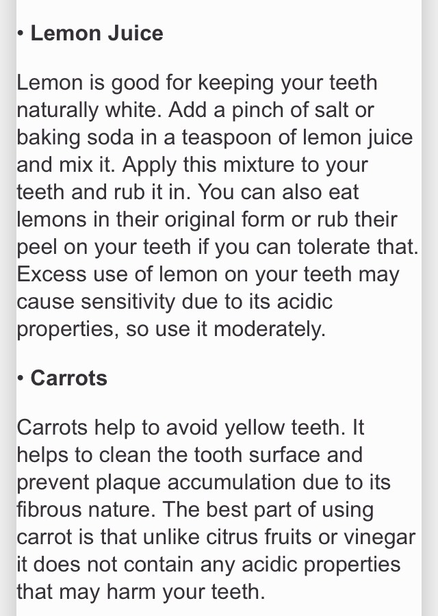 10 Natural Ways to Keep your Teeth White. The Best Tips