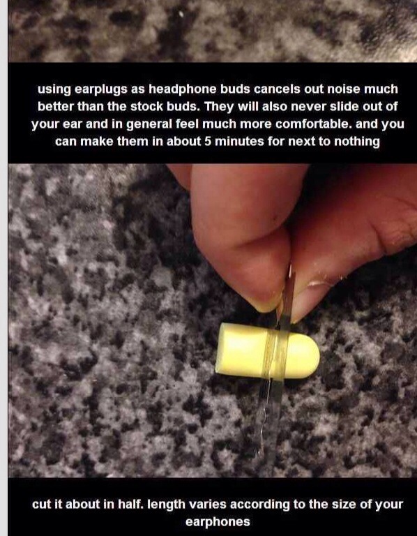 Tired Of Your Earbuds Falling Out? Use Ear PLUGS! Read On For Instructions! Musely