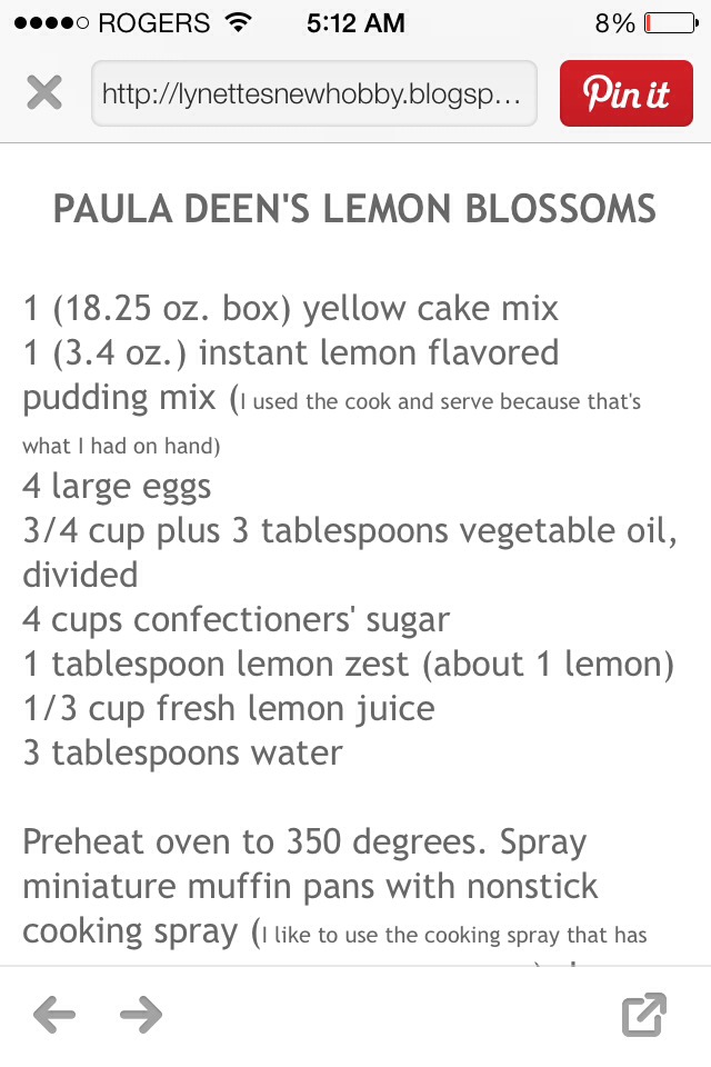 Paula Deens Famous Lemon Blossom Recipe Musely