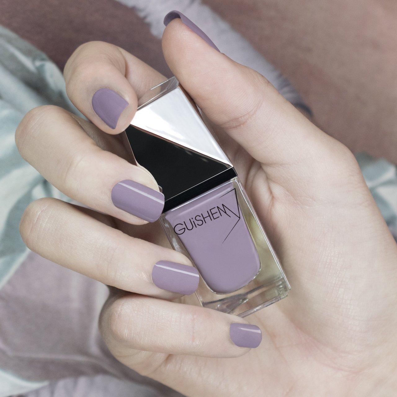 GUiSHEM Premium Nail Lacquer Crème Grey Lavender, Velvet Violet - 060 GUiSHEM Premium Nail Lacquer Crème Grey Lavender, Velvet Violet - 060