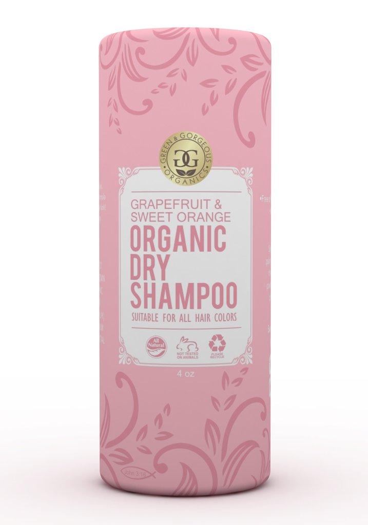 Organic Natural Dry Shampoo Powder for All and Oily Hair Types - Grapefruit and Sweet Orange Organic Natural Dry Shampoo Powder for All and Oily Hair Types - Grapefruit and Sweet Orange