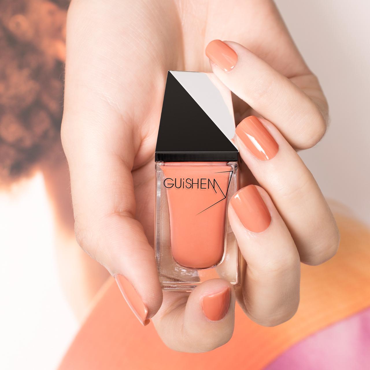 GUiSHEM Premium Nail Lacquer Crème Soft Orange, Glory - 241 GUiSHEM Premium Nail Lacquer Crème Soft Orange, Glory - 241
