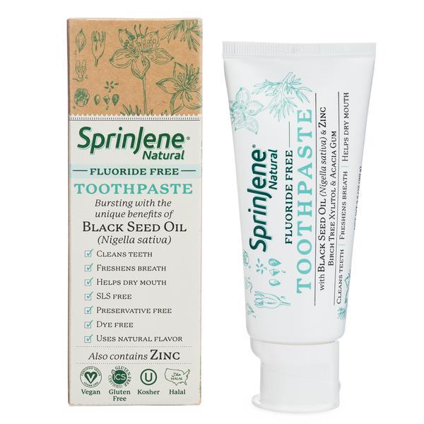 SprinJene Natural Sensitivity Relief Fluoride Free Bundle of 5 SprinJene Natural Sensitivity Relief Fluoride Free Bundle of 5