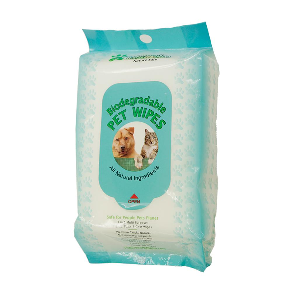 Green Pet Shop Biodegradable Pet Wipes Green Pet Shop Biodegradable Pet Wipes