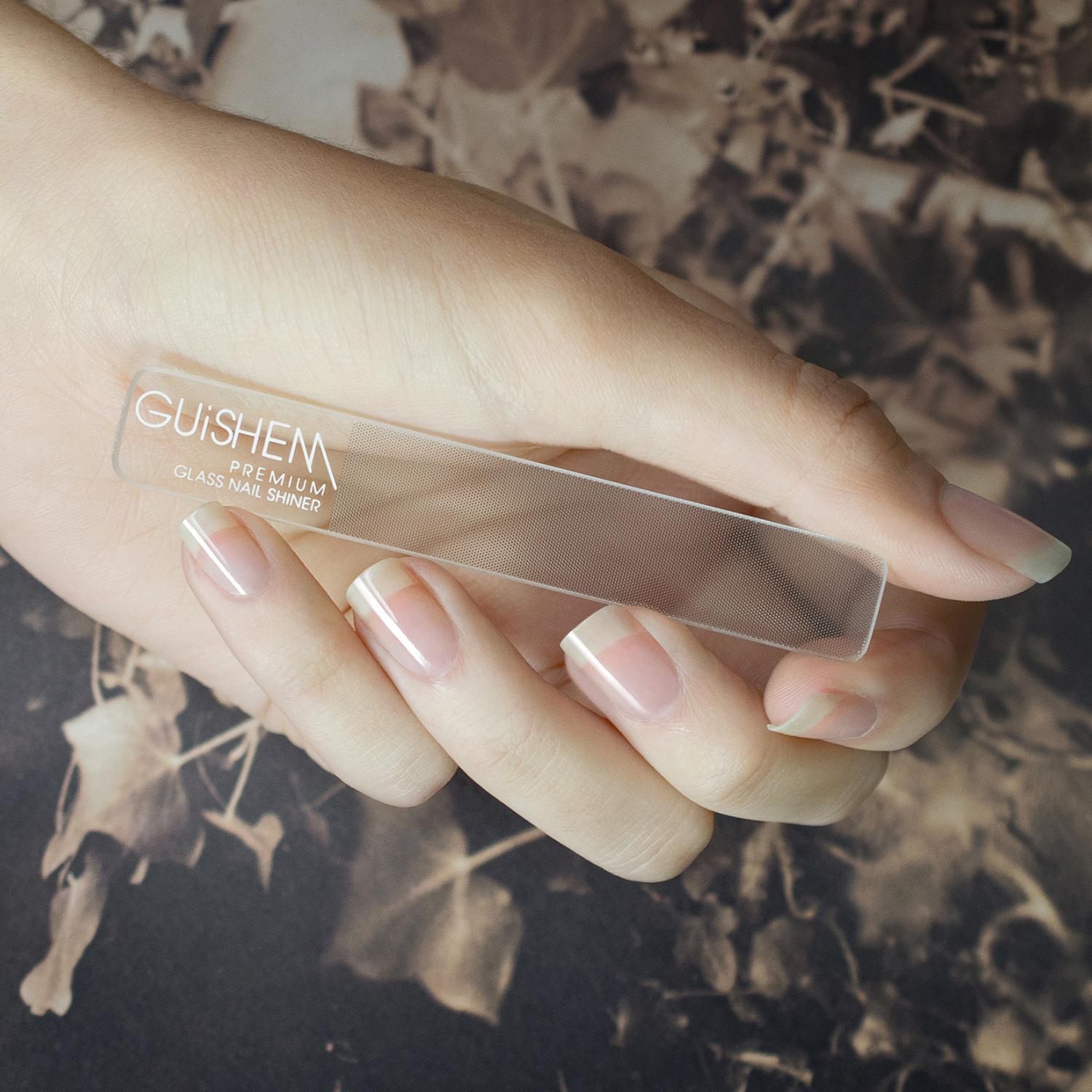 GUiSHEM Premium Glass Nail Shiner, Nail Shiner & File With Case GUiSHEM Premium Glass Nail Shiner, Nail Shiner & File With Case