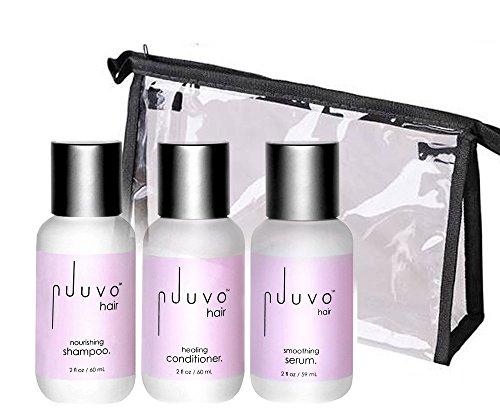 Nuuvo Haircare Salon Professional Travel Size Favs - Nourishing Shampoo, Healing Conditioner + Smoothing Serum 2 Ounce Nuuvo Haircare Salon Professional Travel Size Favs - Nourishing Shampoo, Healing Conditioner + Smoothing Serum 2 Ounce