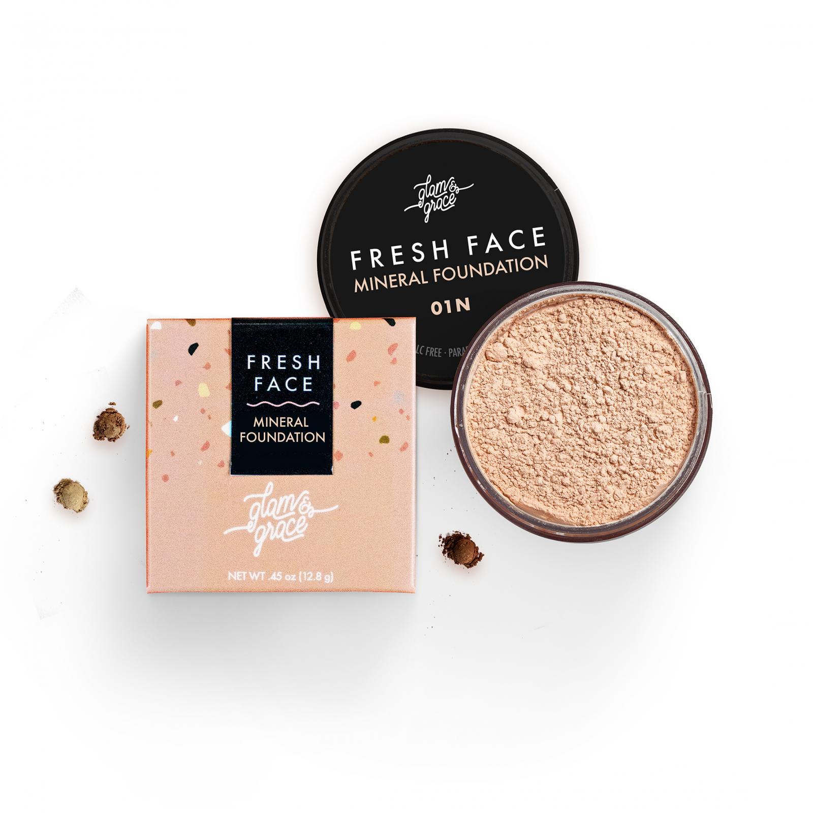 FRESH FACE Mineral Foundation Powder - Light 01N FRESH FACE Mineral Foundation Powder - Light 01N