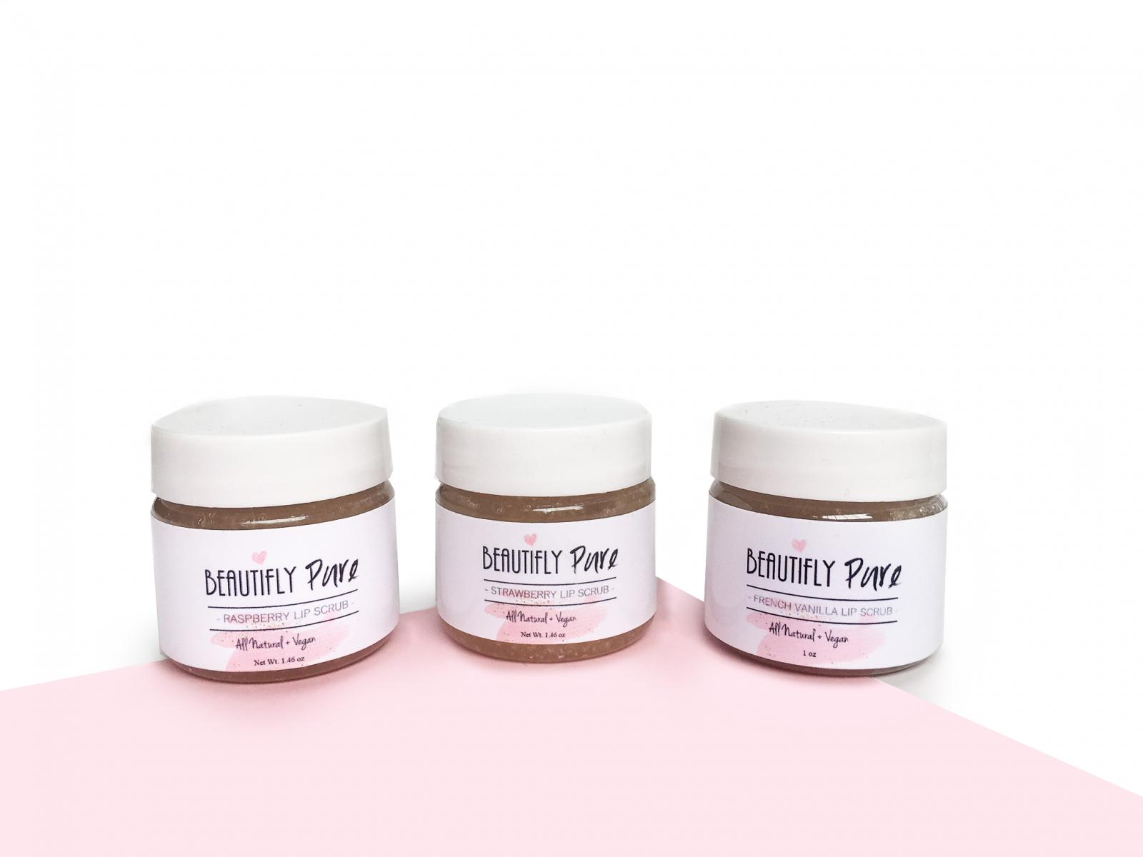 All Natural + Vegan Lip Scrubs All Natural + Vegan Lip Scrubs
