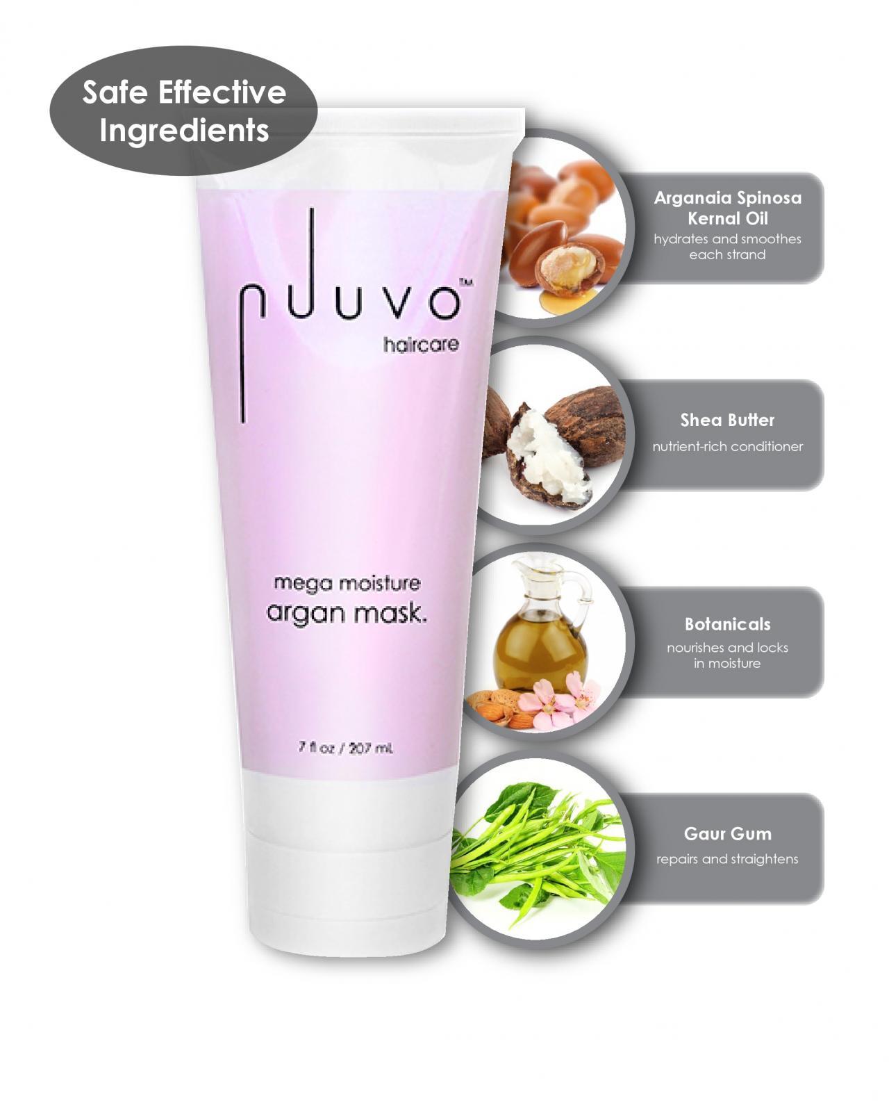 Nuuvo Haircare Salon Professional Mega Moisture Argan Mask - Deep Conditioning Therapy for Damaged, Color-Treated or Frizzy Hair Nuuvo Haircare Salon Professional Mega Moisture Argan Mask - Deep Conditioning Therapy for Damaged, Color-Treated or Frizzy Hair