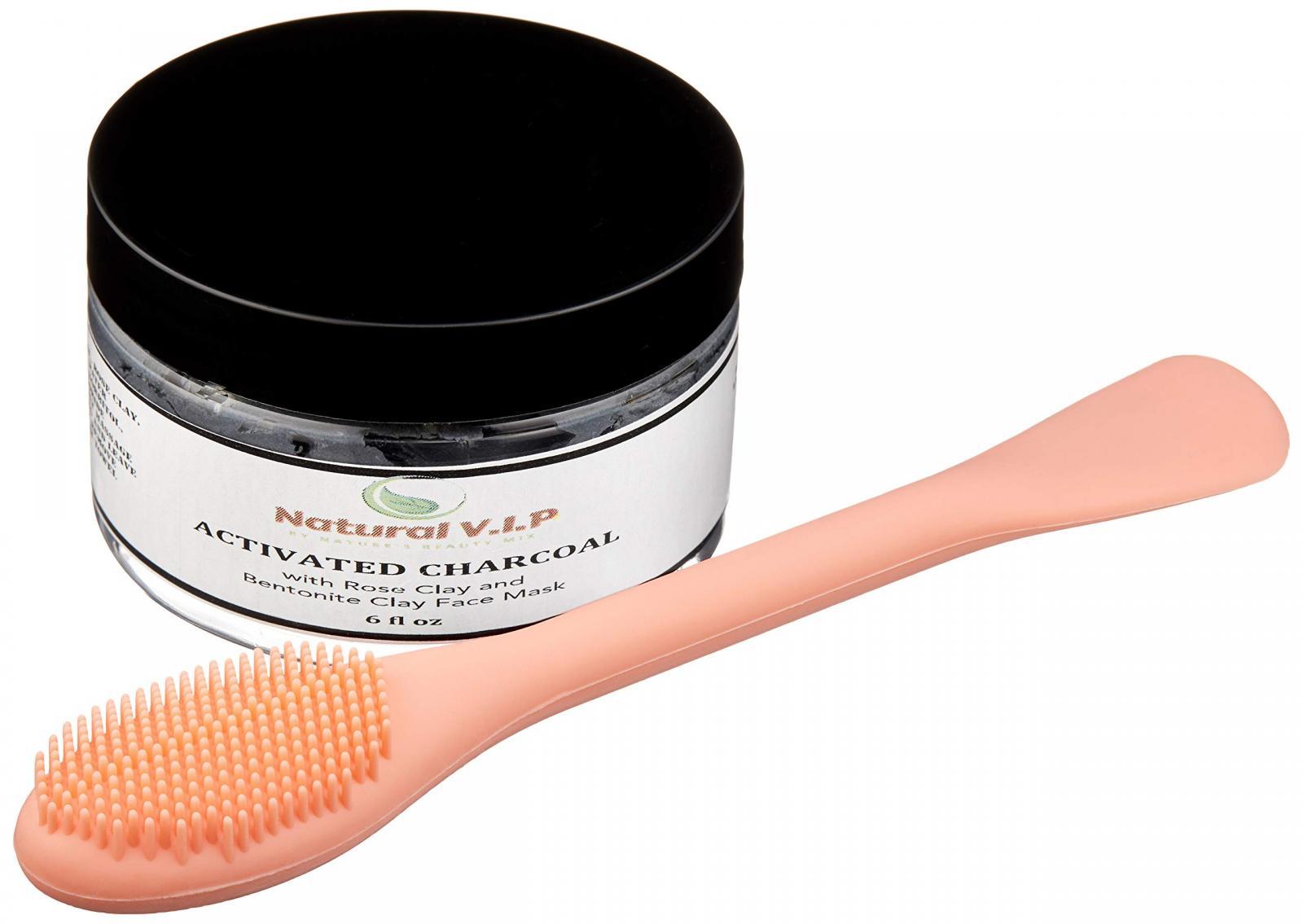 Charcoal Face Mask with Rose and Bentonite Clay - image 2