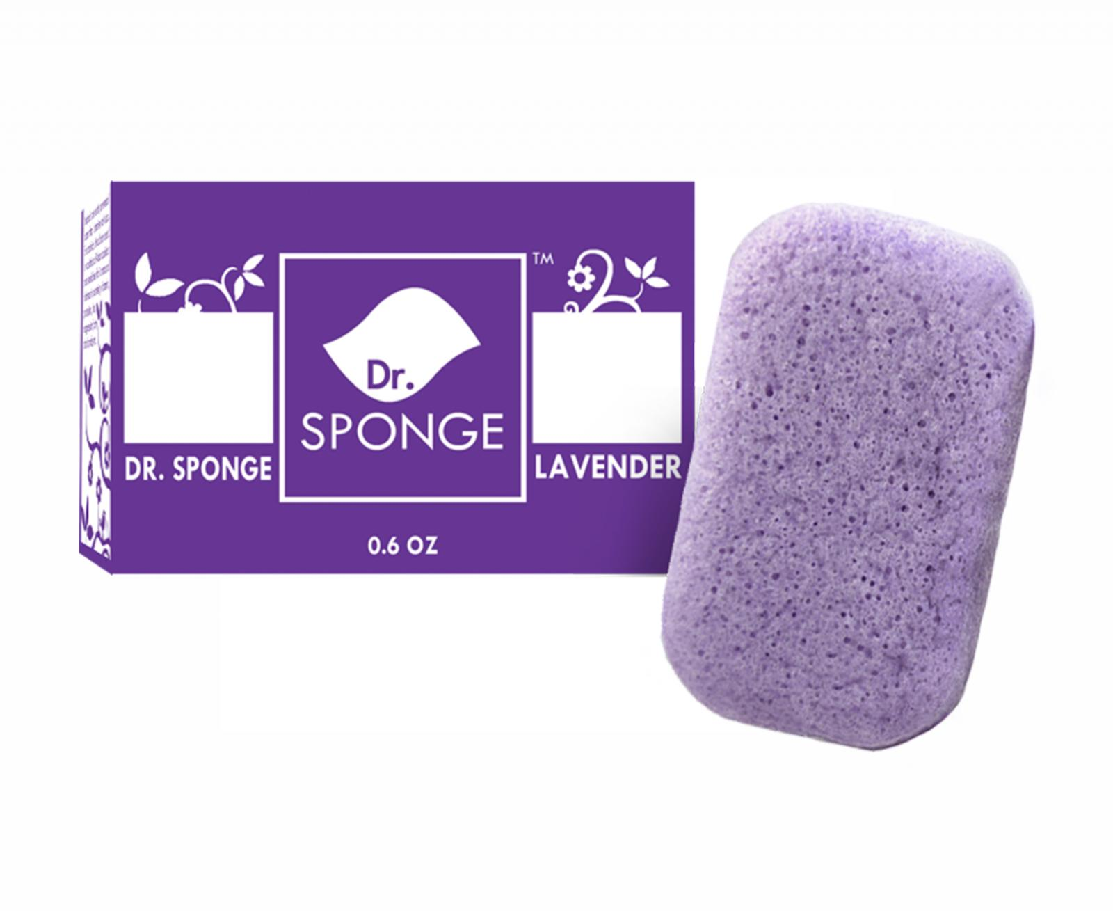 Dr sponge body cleansing konjac sponge lavender by dr sponge musely