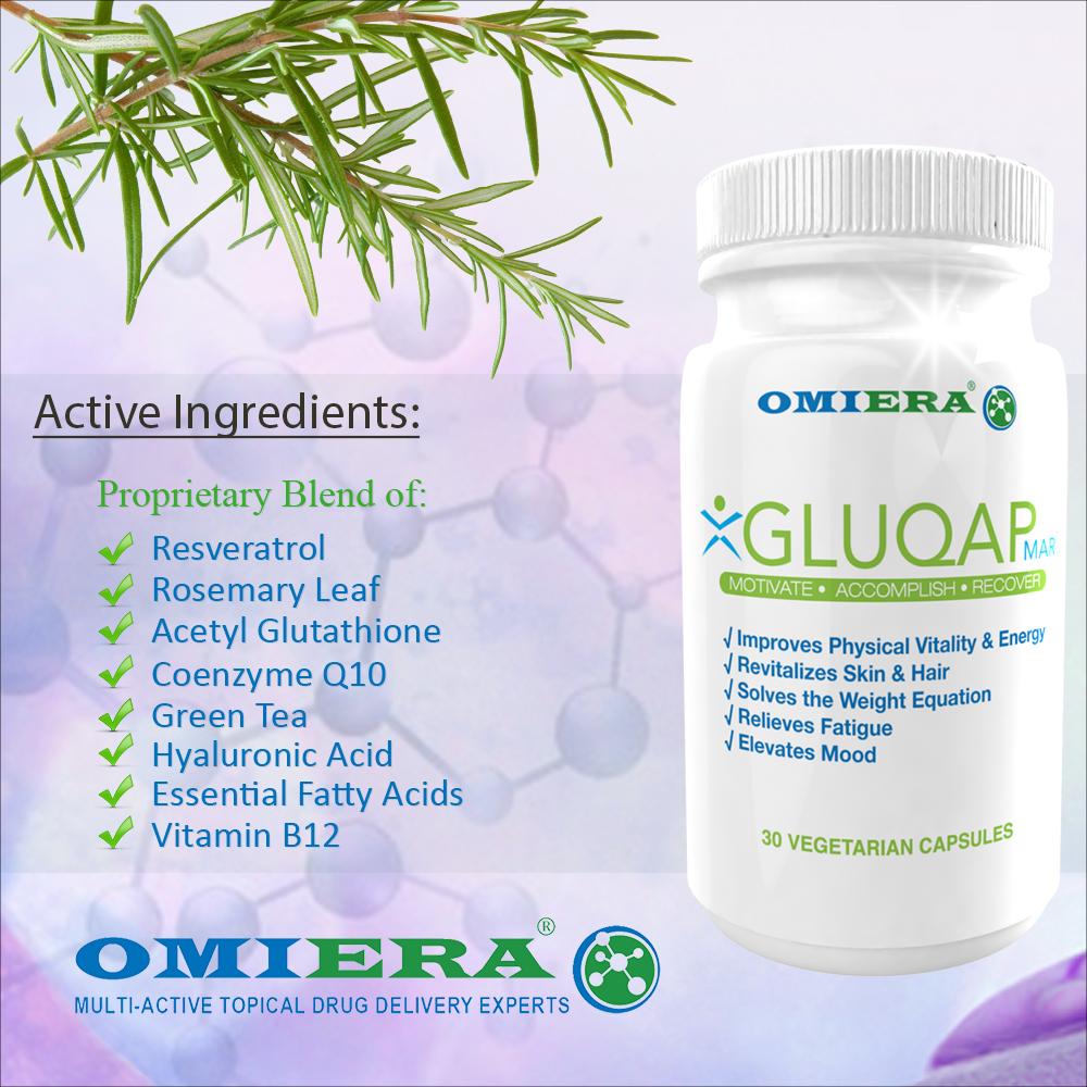 Gluqap MAR Glutathione, Resveratrol, Coenzyme Q-10 Anti-Aging Supplement (30 Capsules) Gluqap MAR Glutathione, Resveratrol, Coenzyme Q-10 Anti-Aging Supplement (30 Capsules)