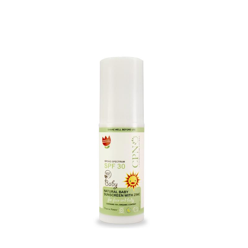 CPN Natural Baby Sunscreen with Zinc, SPF 30 CPN Natural Baby Sunscreen with Zinc, SPF 30