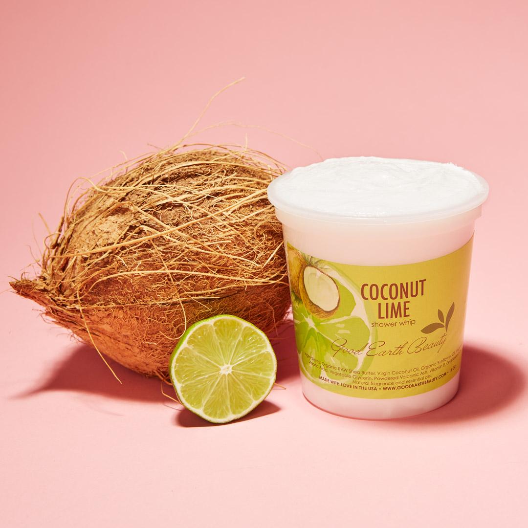 Shower Whip - Exfoliating Shower Whip and Soap Coconut Lime - image 2