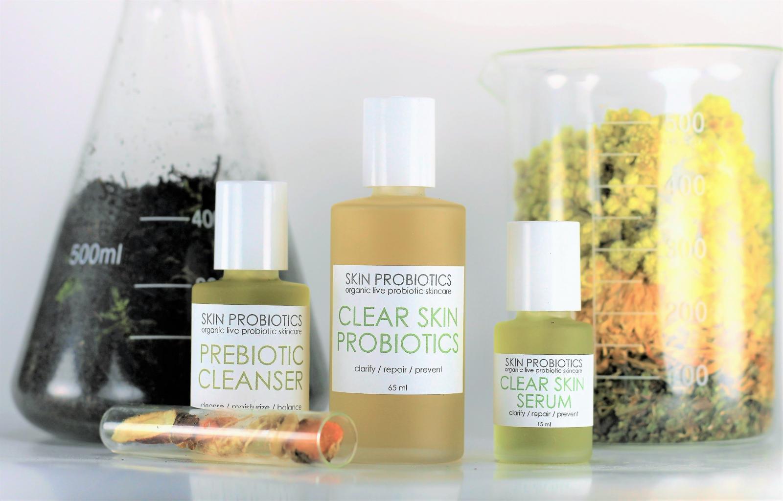 Clear Skin Kit With Acne Fighting Probiotics By Skin Probiotics Musely
