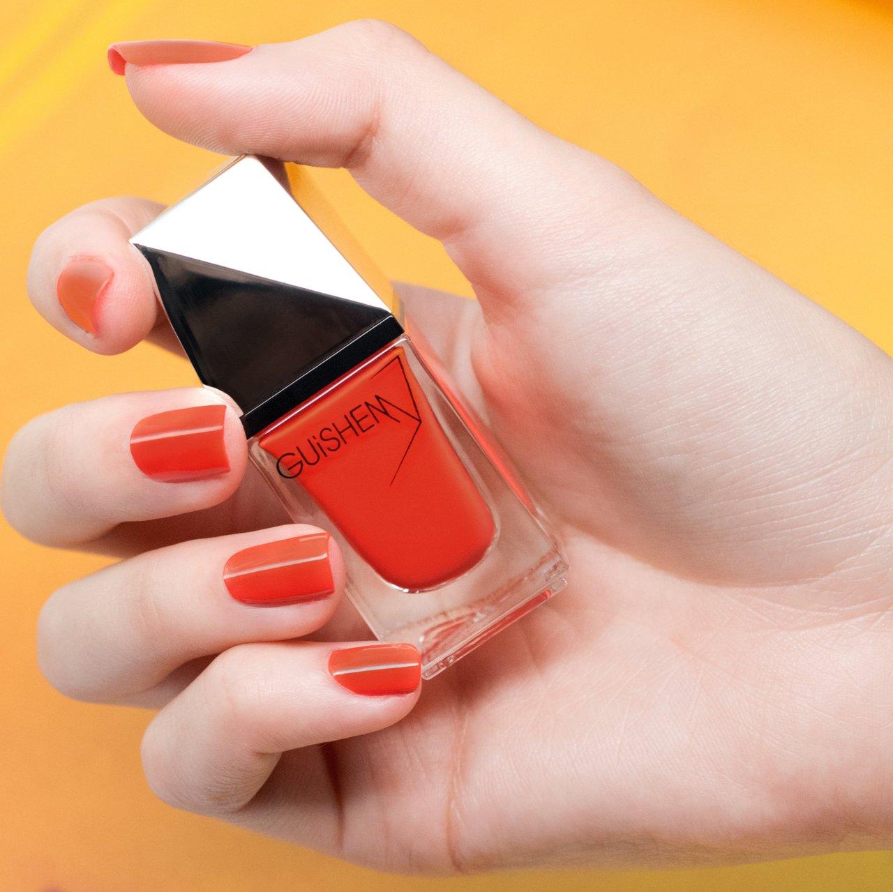 GUiSHEM Premium Nail Lacquer Crème Bright Redish Orange, Tangerine - 240 GUiSHEM Premium Nail Lacquer Crème Bright Redish Orange, Tangerine - 240