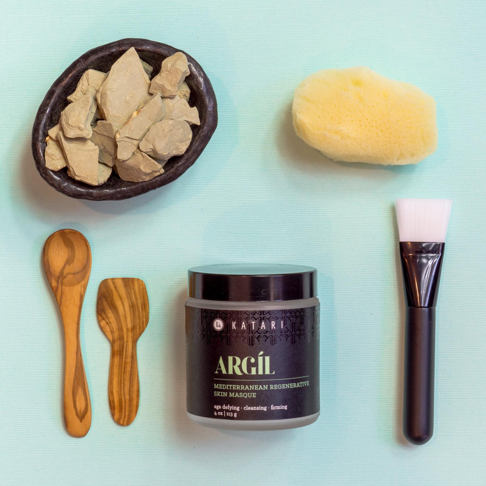 Argil - Mediterranean Green Clay Facial Masque Kit - image 5