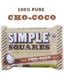 Cho-Coco SIMPLE Squares - Organic Nutrition Bar - Box of 12 bars Cho-Coco SIMPLE Squares - Organic Nutrition Bar - Box of 12 bars