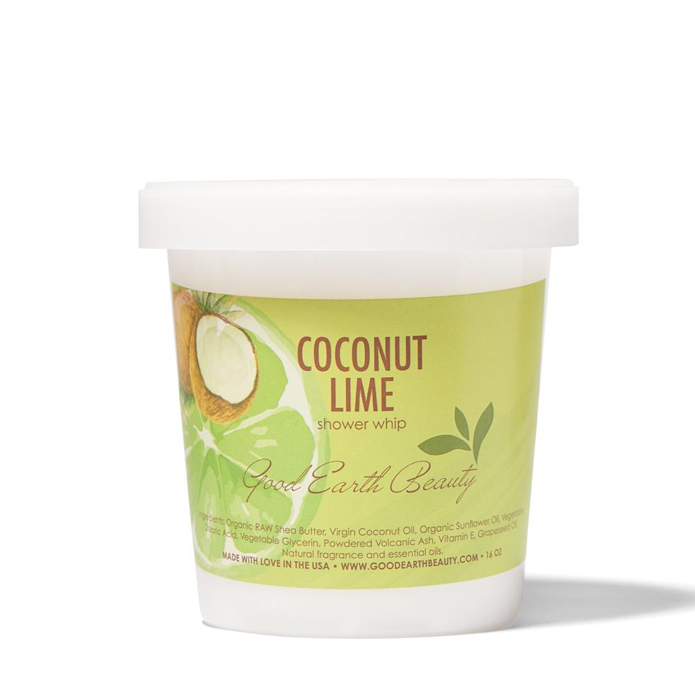 Shower Whip - Exfoliating Shower Whip and Soap Coconut Lime