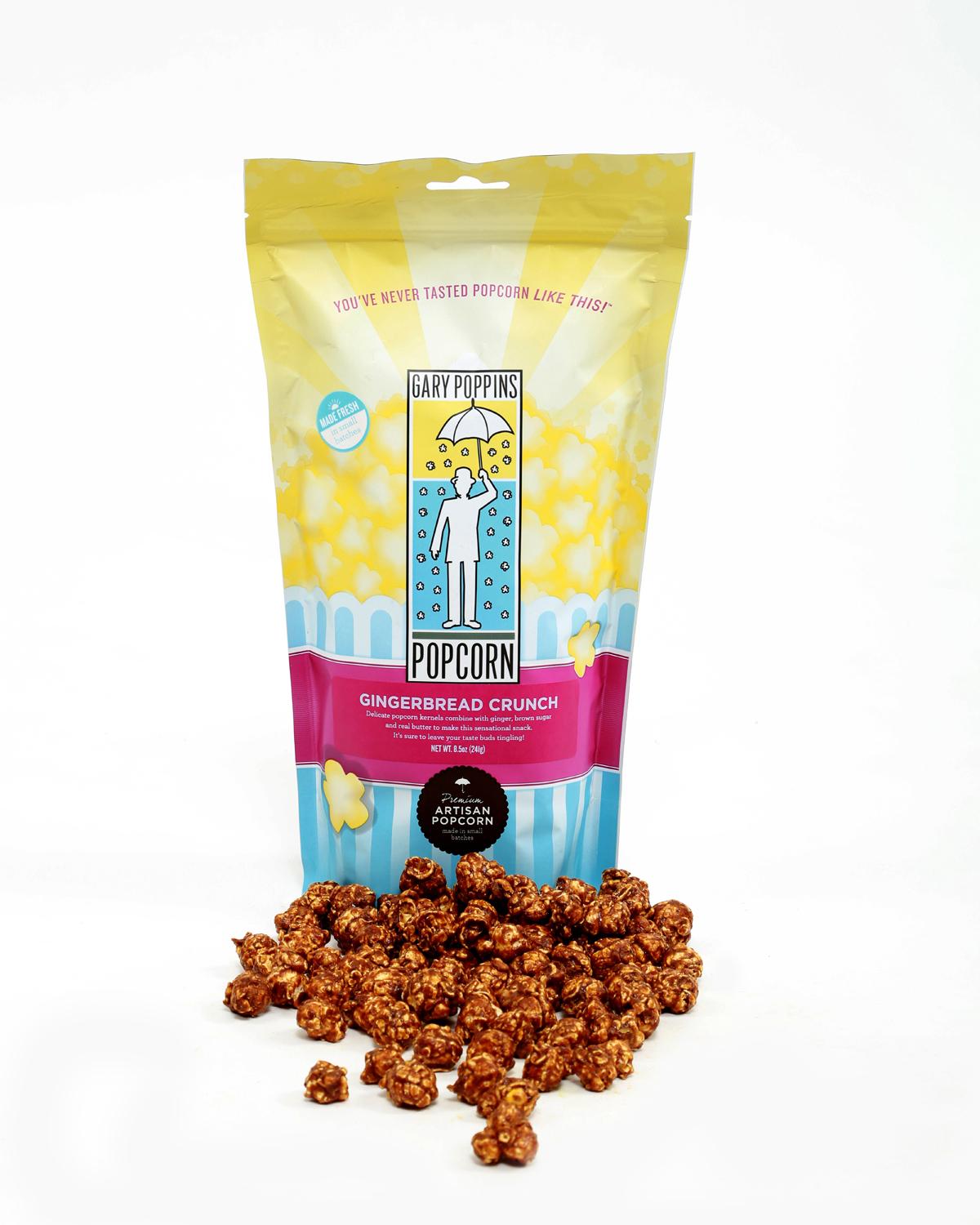 Gary Poppins Gingerbread Crunch Popcorn, Bag by Gary Poppins Artisan