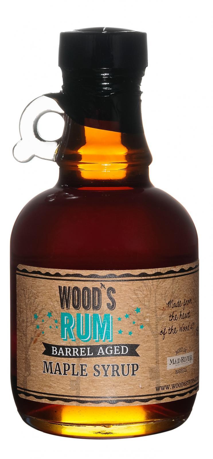 Rum Barrel Aged Syrup by Wood's Vermont Maple Syrup Company Musely
