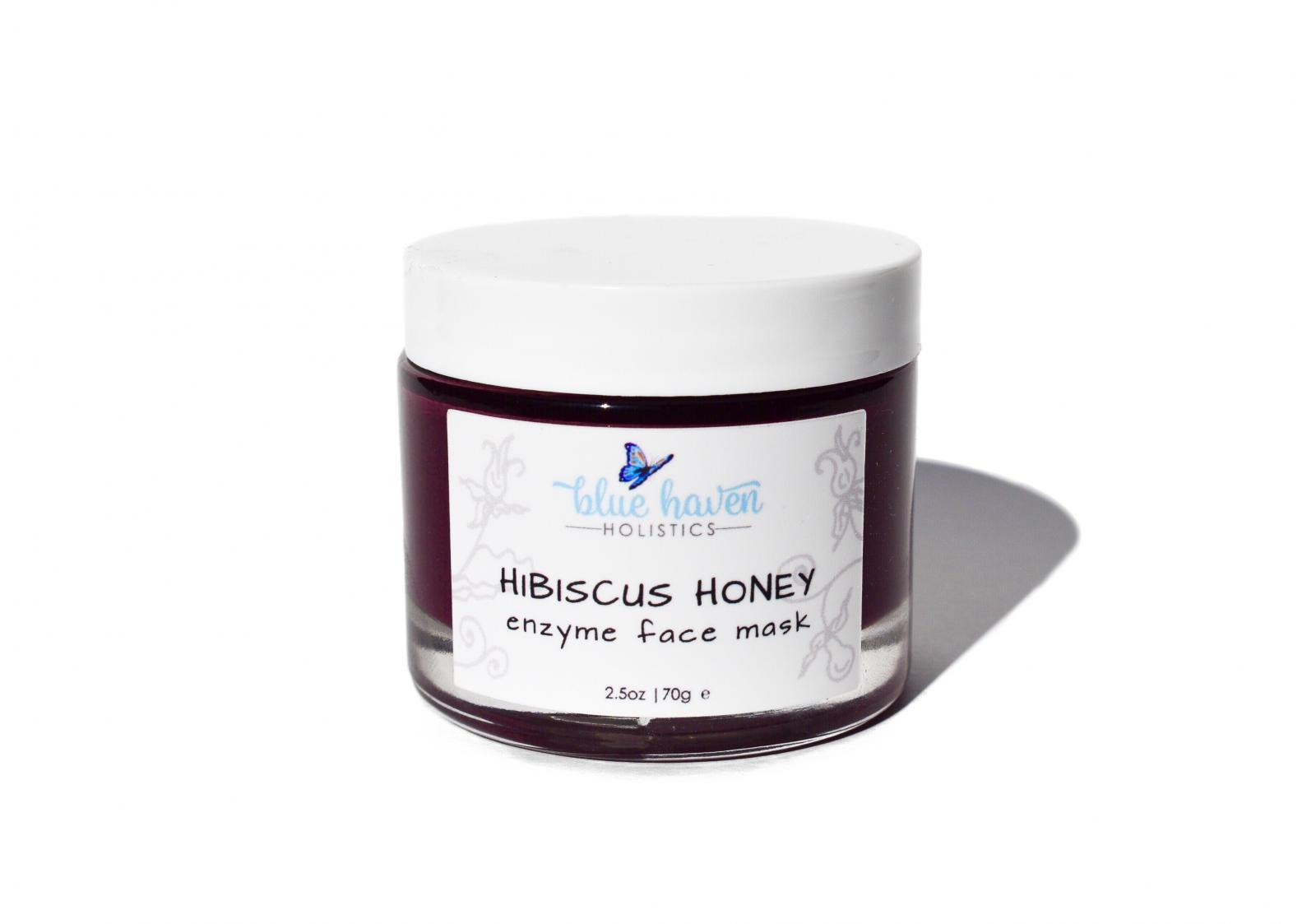 Hibiscus Honey Enzyme Face Mask by Blue Haven Holistics Musely