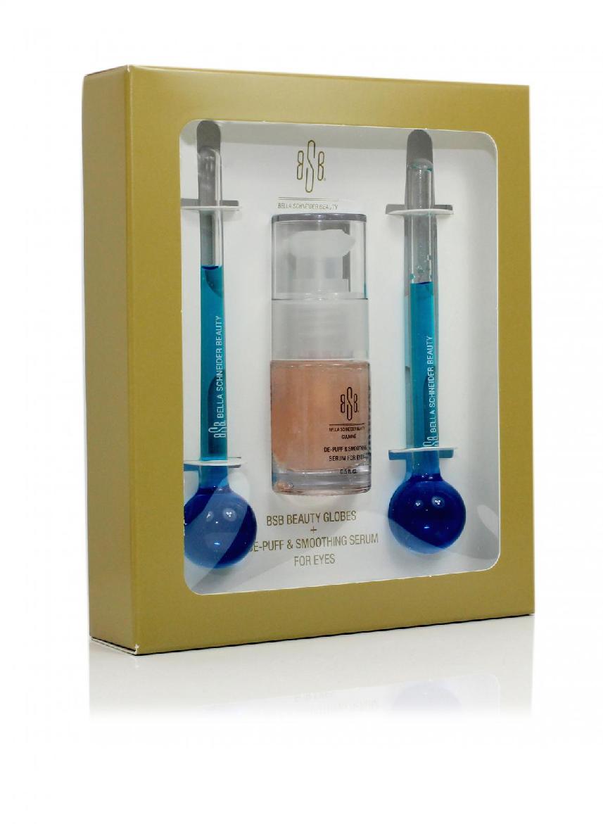 BSB BEAUTY GLOBES + DE-PUFF & SMOOTHING SERUM FOR EYES BSB BEAUTY GLOBES + DE-PUFF & SMOOTHING SERUM FOR EYES