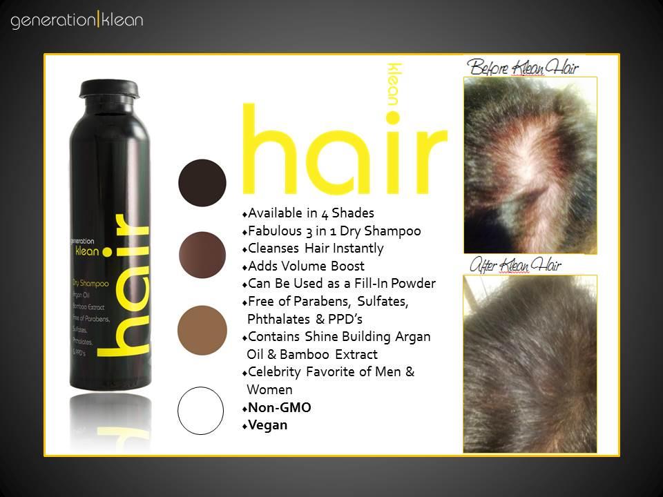 Generation Klean Hair (NON GMO) Dry Shampoo (SNOW/WHITE) - image 2