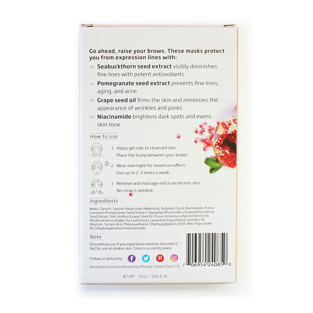 Hydrogel Forehead Mask - 1, 2, 3, Forehead (Box of 8) - image 3