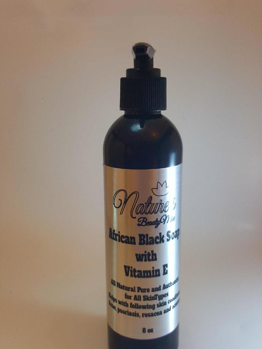 Nature’s Liquid African Black Soap with Vitamin E Nature’s Liquid African Black Soap with Vitamin E