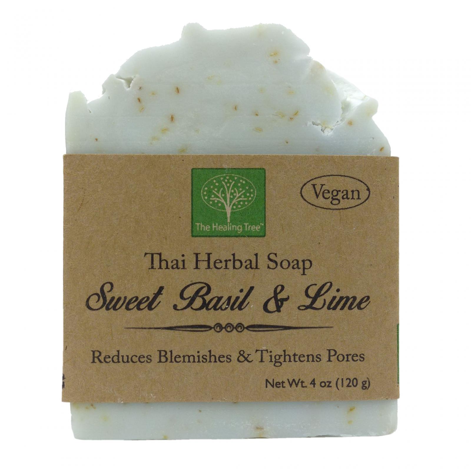 Sweet Basil & Lime Handmade Soap helps Reduce Blemishes & Tighten Pores Sweet Basil & Lime Handmade Soap helps Reduce Blemishes & Tighten Pores