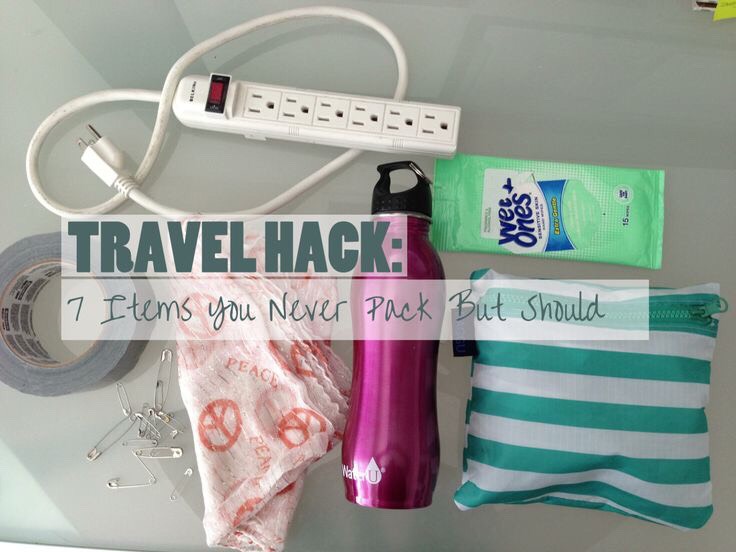 TRAVEl HACK 7 ITEMS YOU NEVER PACK BUT SHOULD! Musely